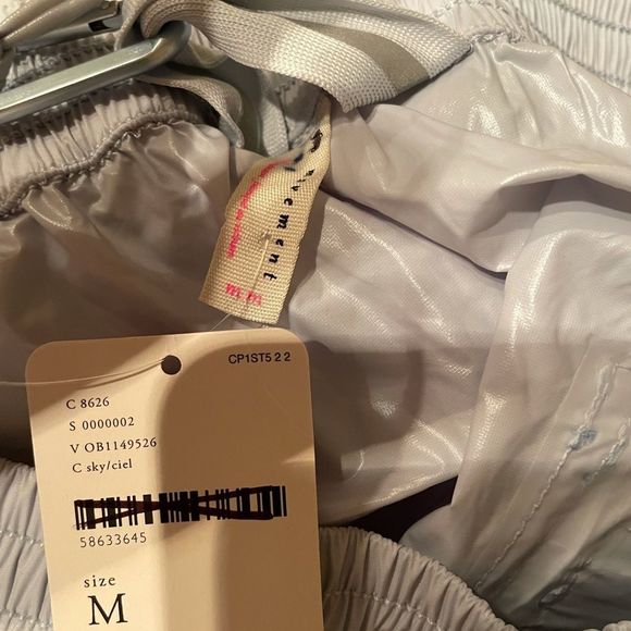 NWT Free People Rain Check Packable waterproof pants size M - Picture 11 of 11